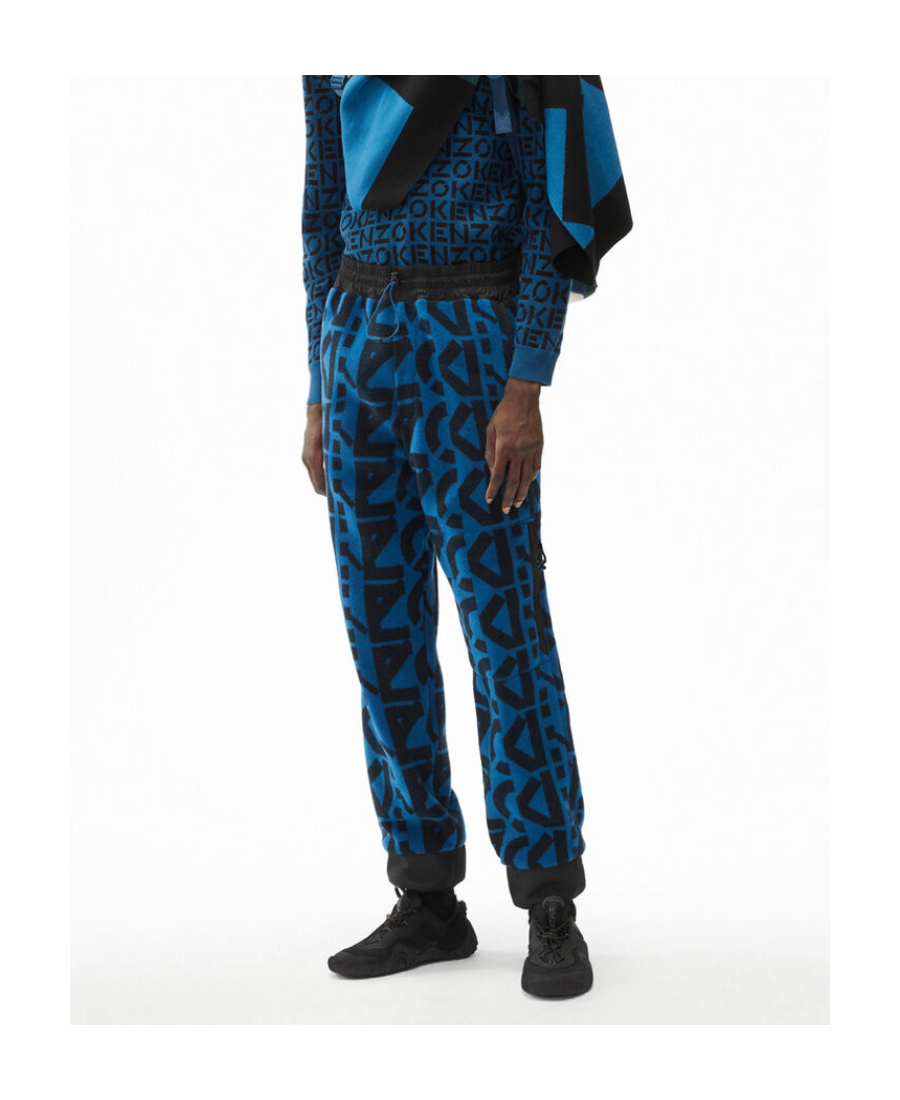 Kenzo Sport Monogram Jogging Trousers In Black