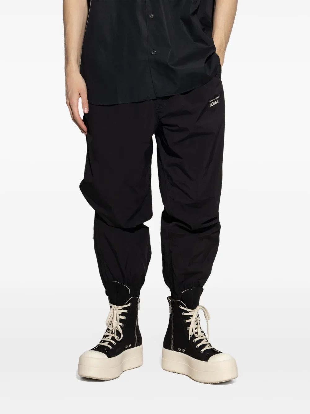 Comme Des Garçons Logo Trousers