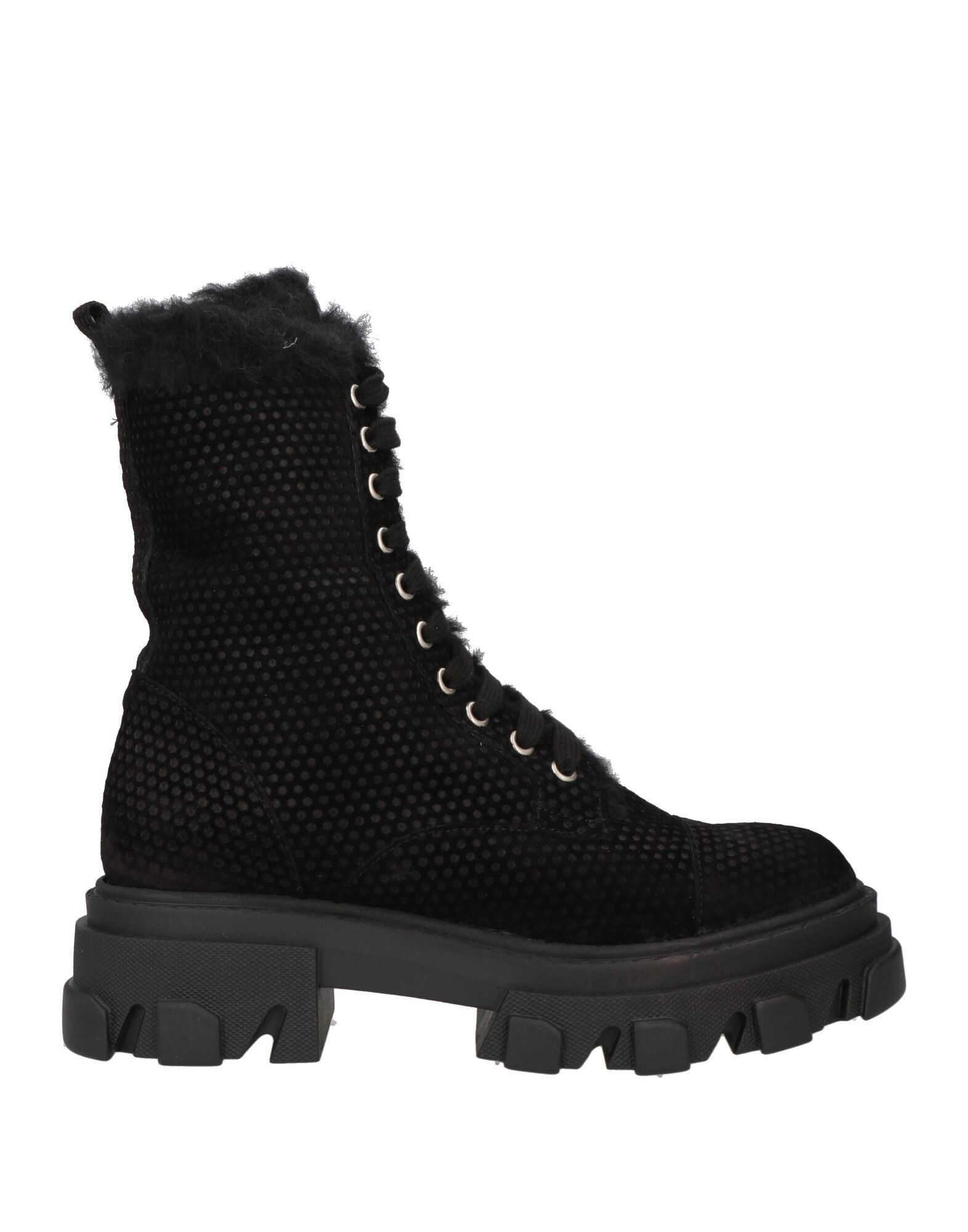Tory Burch Suede Chunky-heel Plus-size Platform Boots In Black
