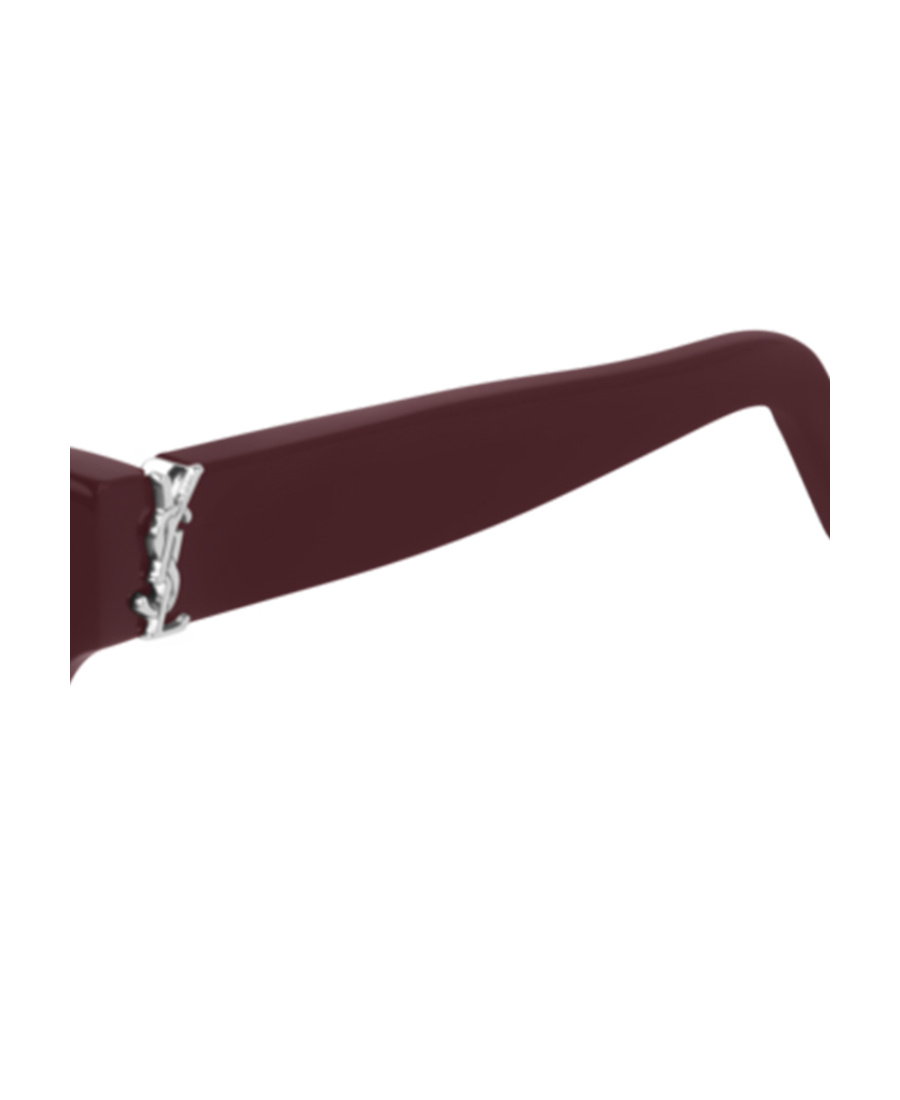 Saint Laurent Eyewear Square Frame Glasses In White