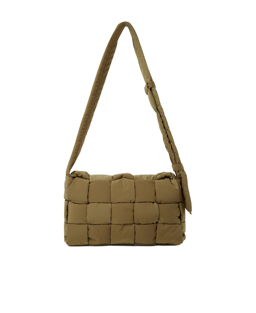 Bottega Veneta Maxi Cassette Padded Crossbody Bag In Green