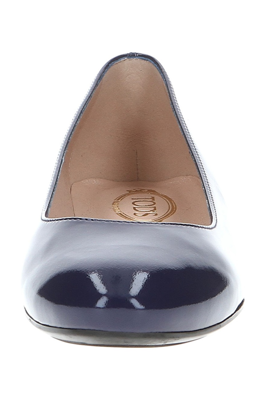 Shop Tod's Logo Details Ballet Shoes In Black
