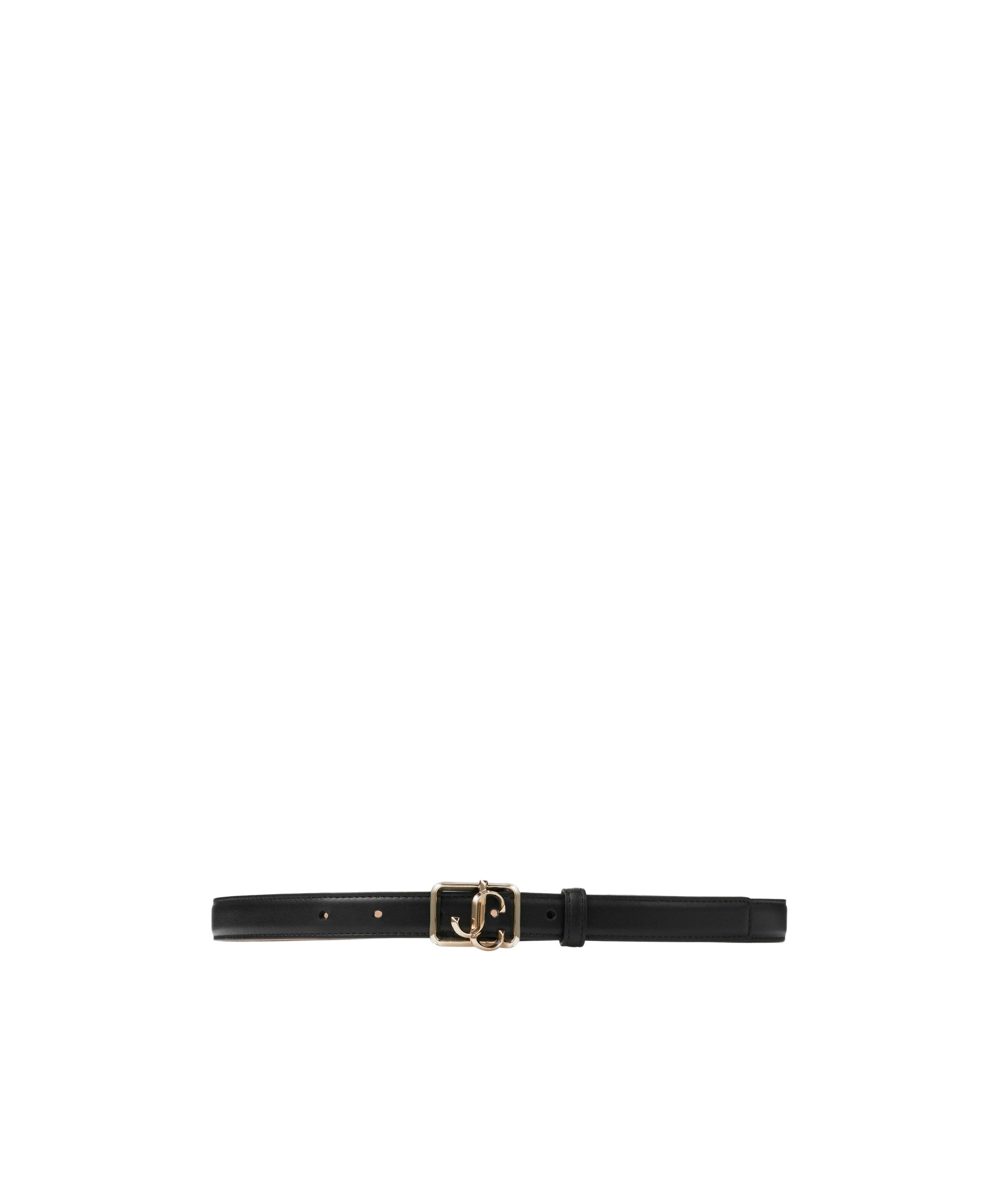 Jimmy Choo Jc Buckle Leather Belt In Multi