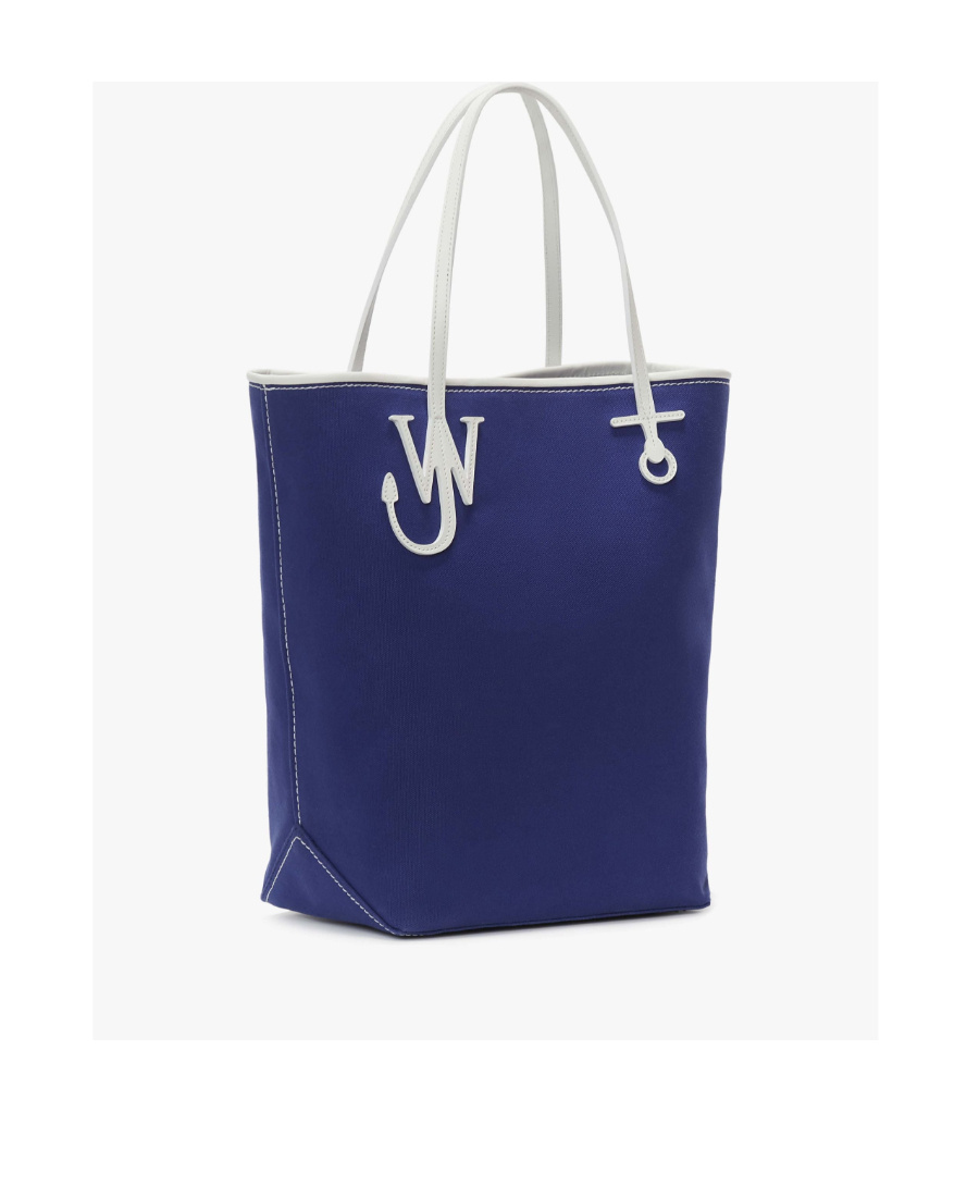 Jw Anderson Blue And White Tote Handbag For Women In Blue