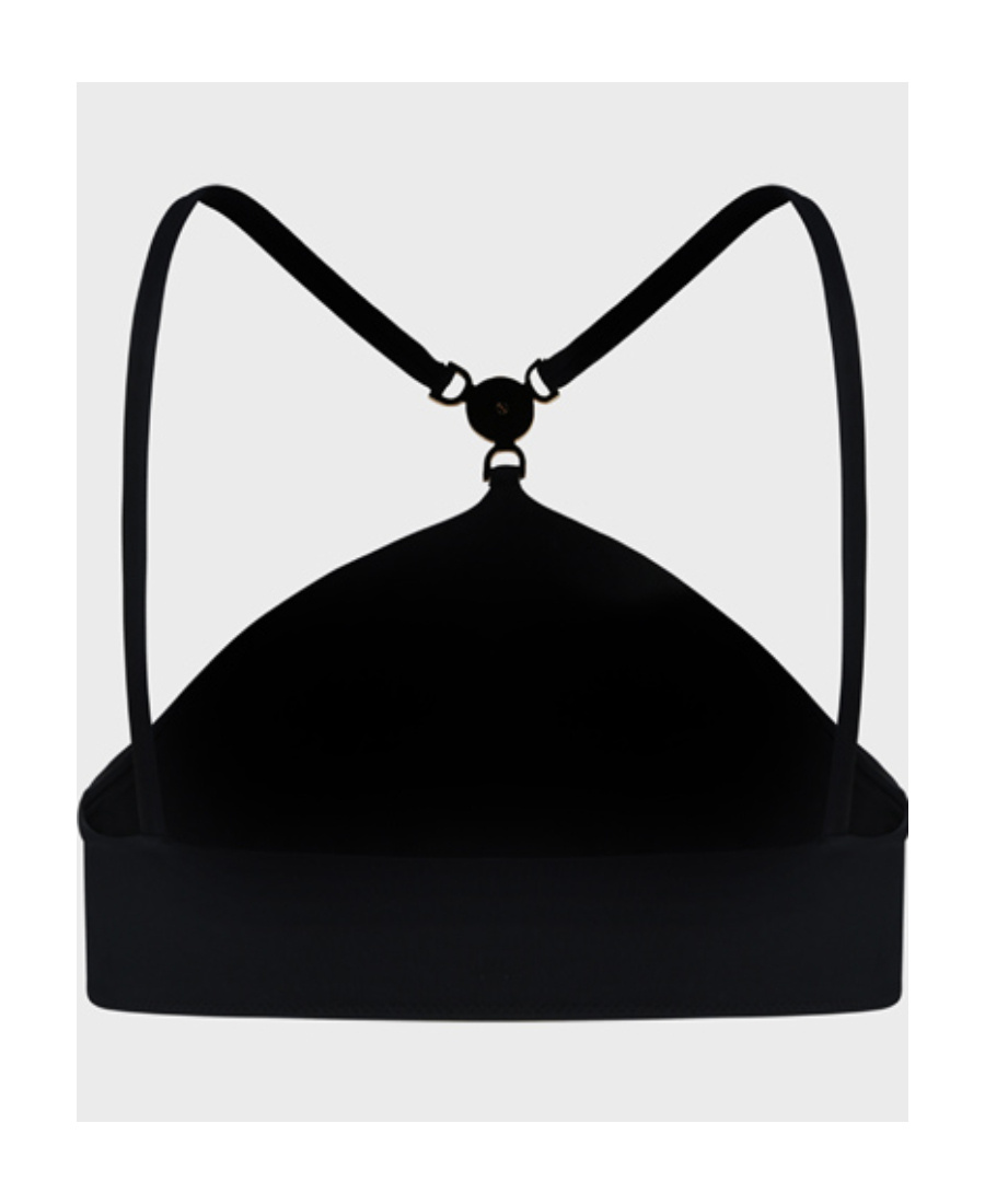 Versace Bikini Tops In Black