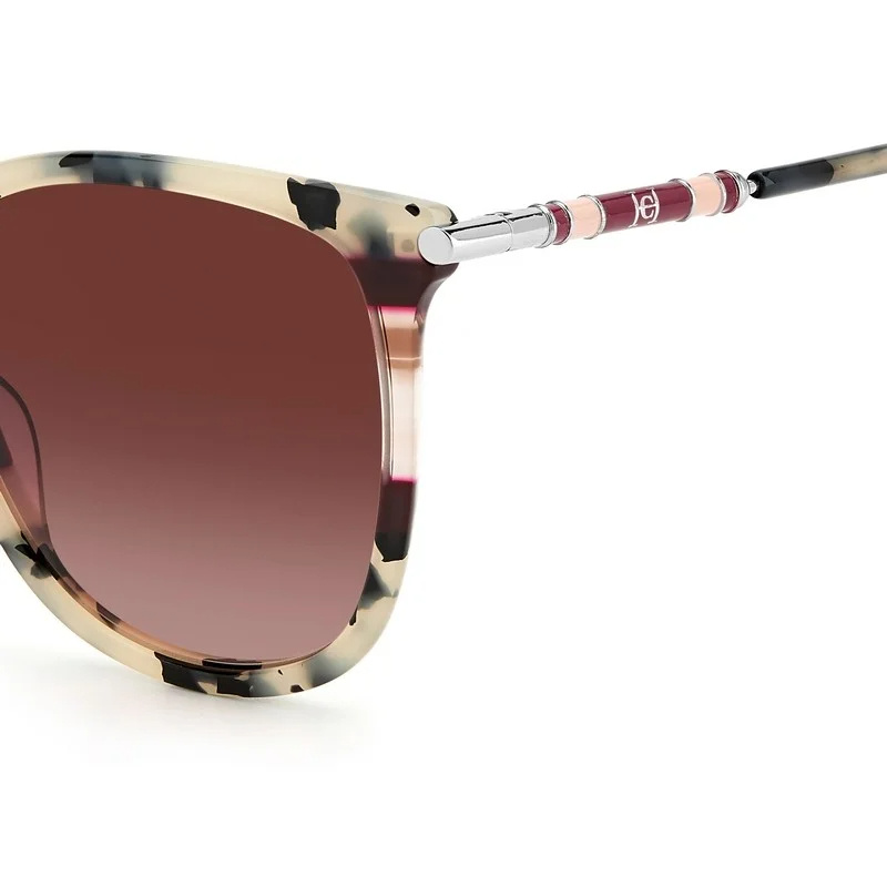 Carolina Herrera Logo Sunglasses In Red