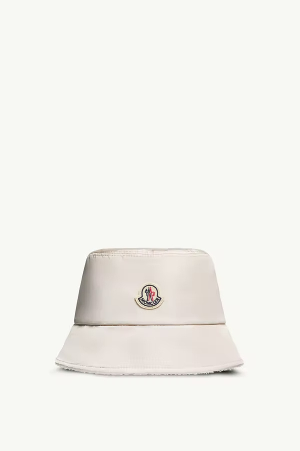 Moncler Teddy Bucket Hat In Brown
