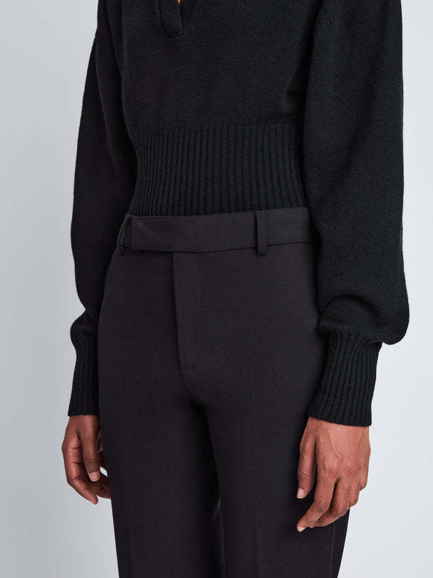 Shop Proenza Schouler Marlene Pant In Tropical Wool In Black