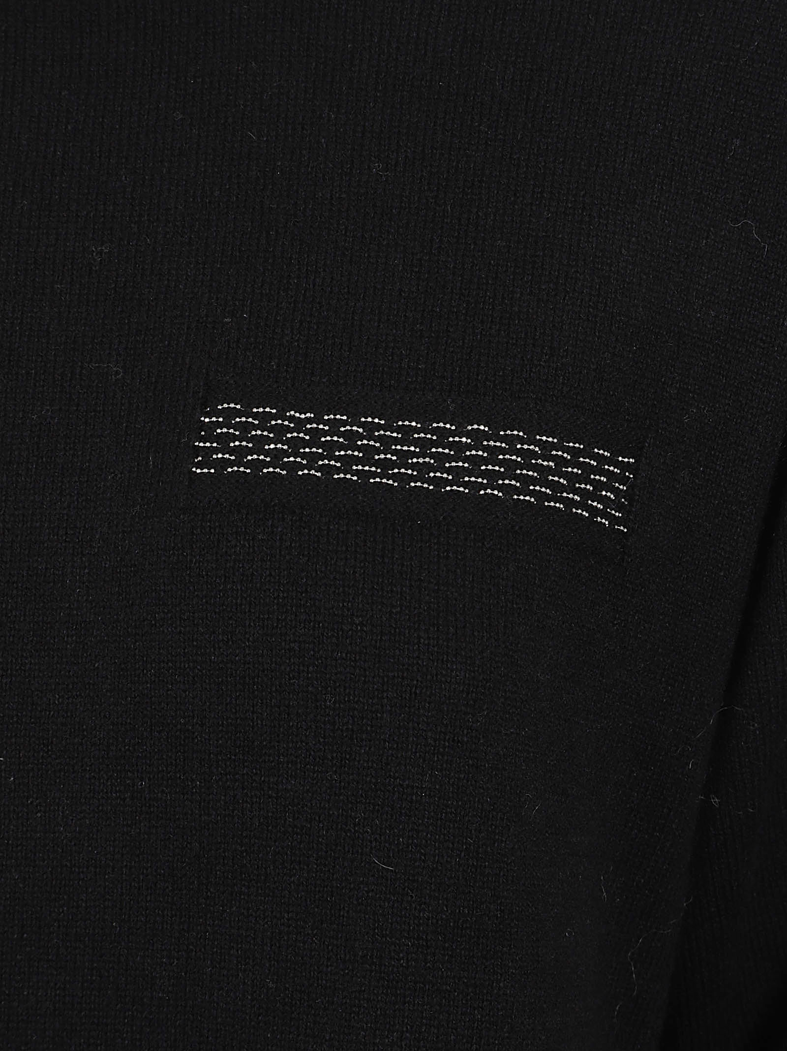 Peserico Knit Dress With Long Sleeves And Ribbed Cuffs In Black