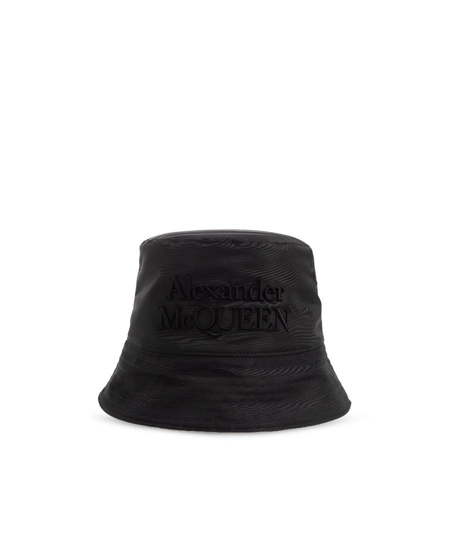 Alexander Mcqueen Logo-embroidered Reversible Bucket Hat In Green