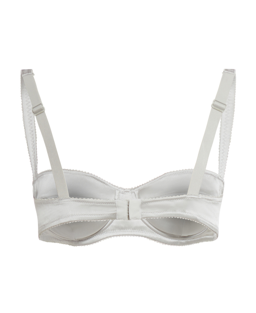 DOLCE & GABBANA SATIN-FINISH BALCONETTE BRA