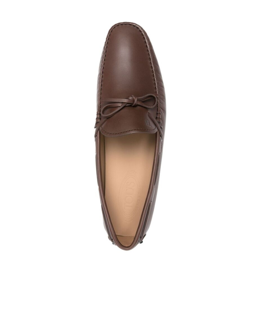 Tod's Gommino Leather Driving Shoes In Brown
