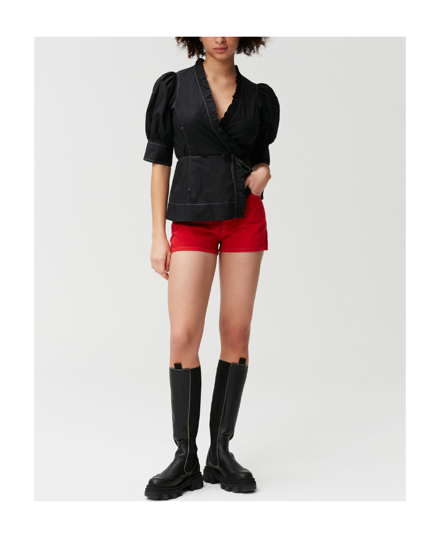 GANNI DENIM HOTPANT SHORTS