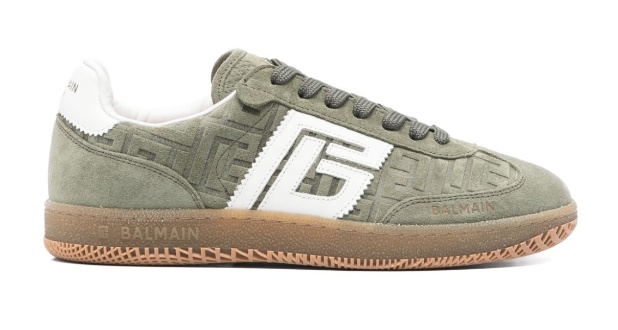 BALMAIN LOGO LOW-CUT CASUAL SHOES