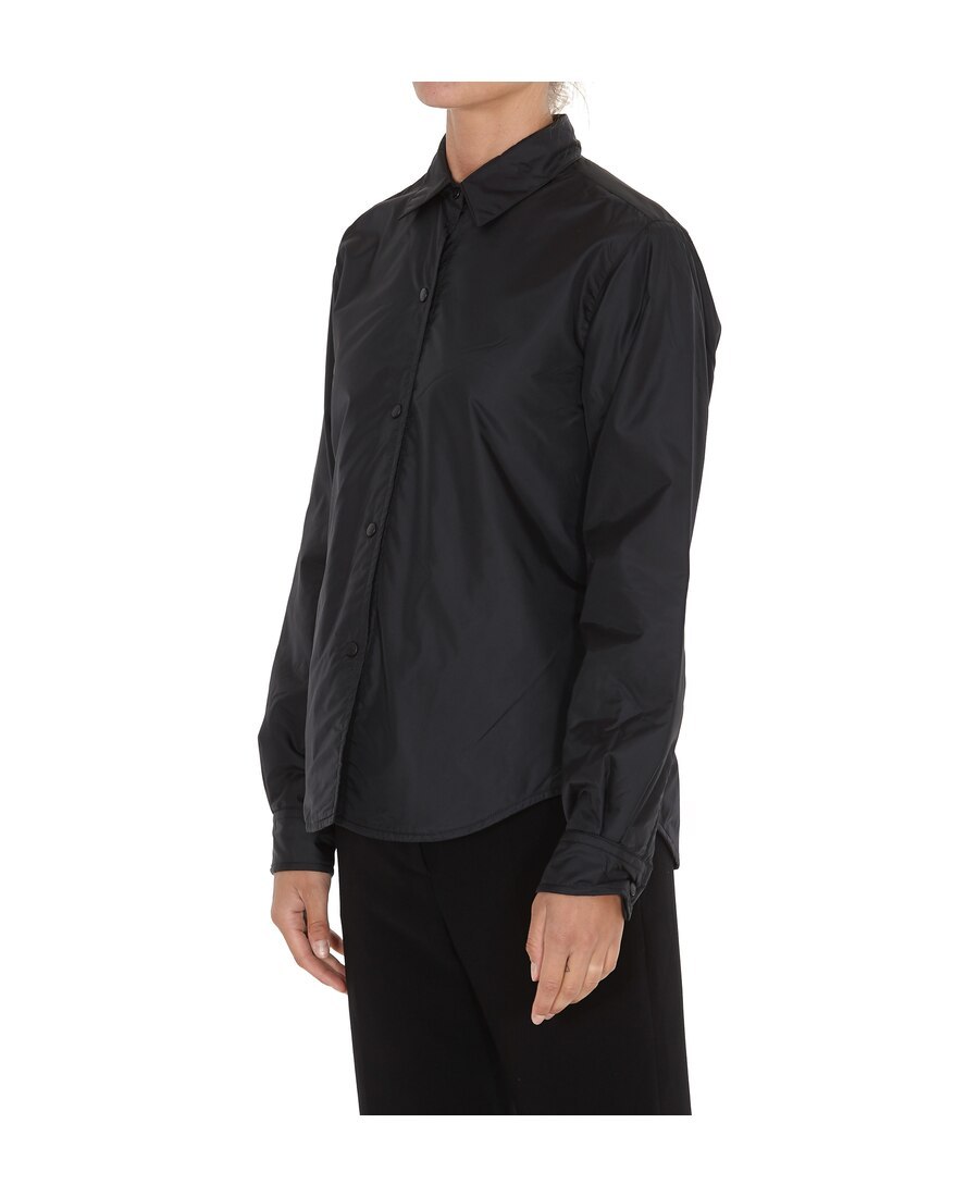 Aspesi Lightweight Shirt Jacket In Black