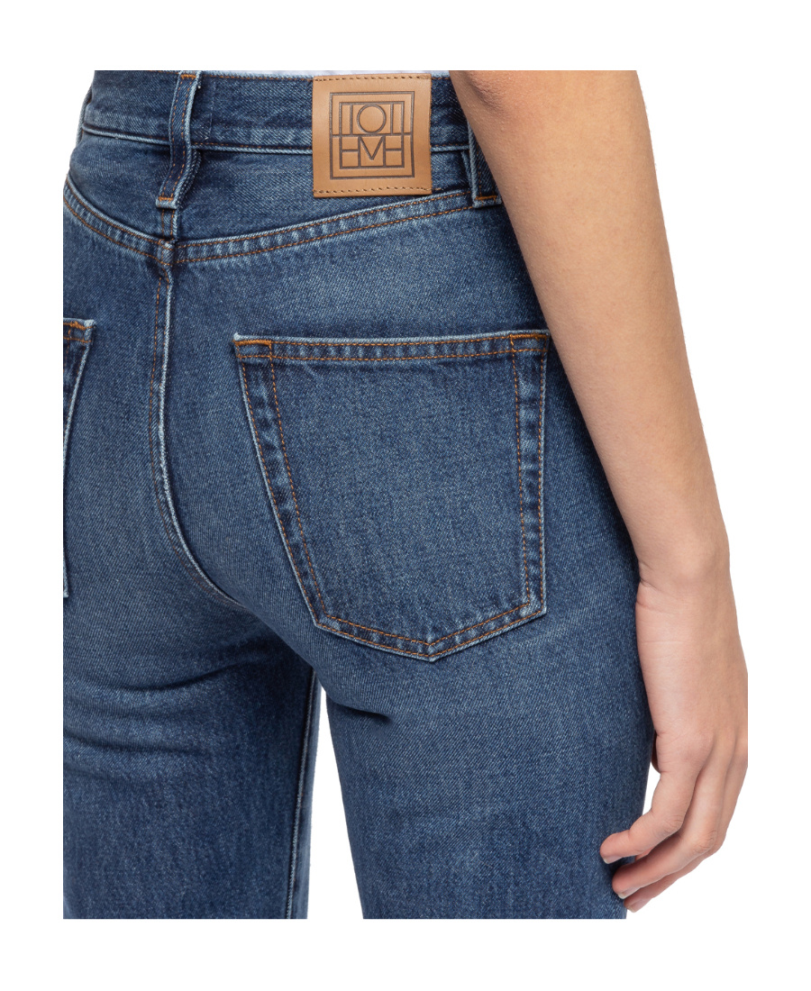 Totême Regular-fit Vintage-wash Jeans In Blue