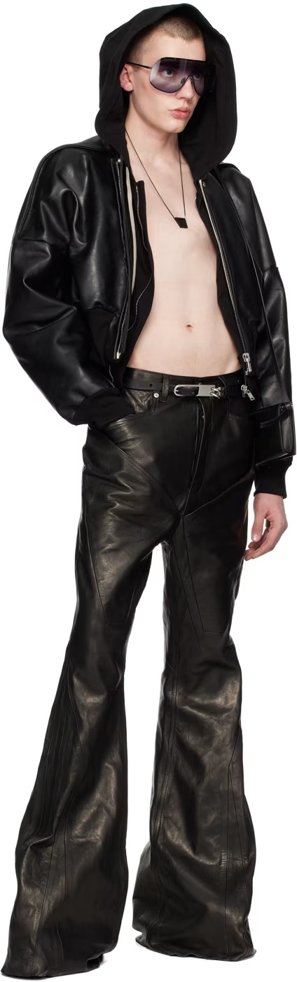 Rick Owens Lobster Buckle Necklace In Black