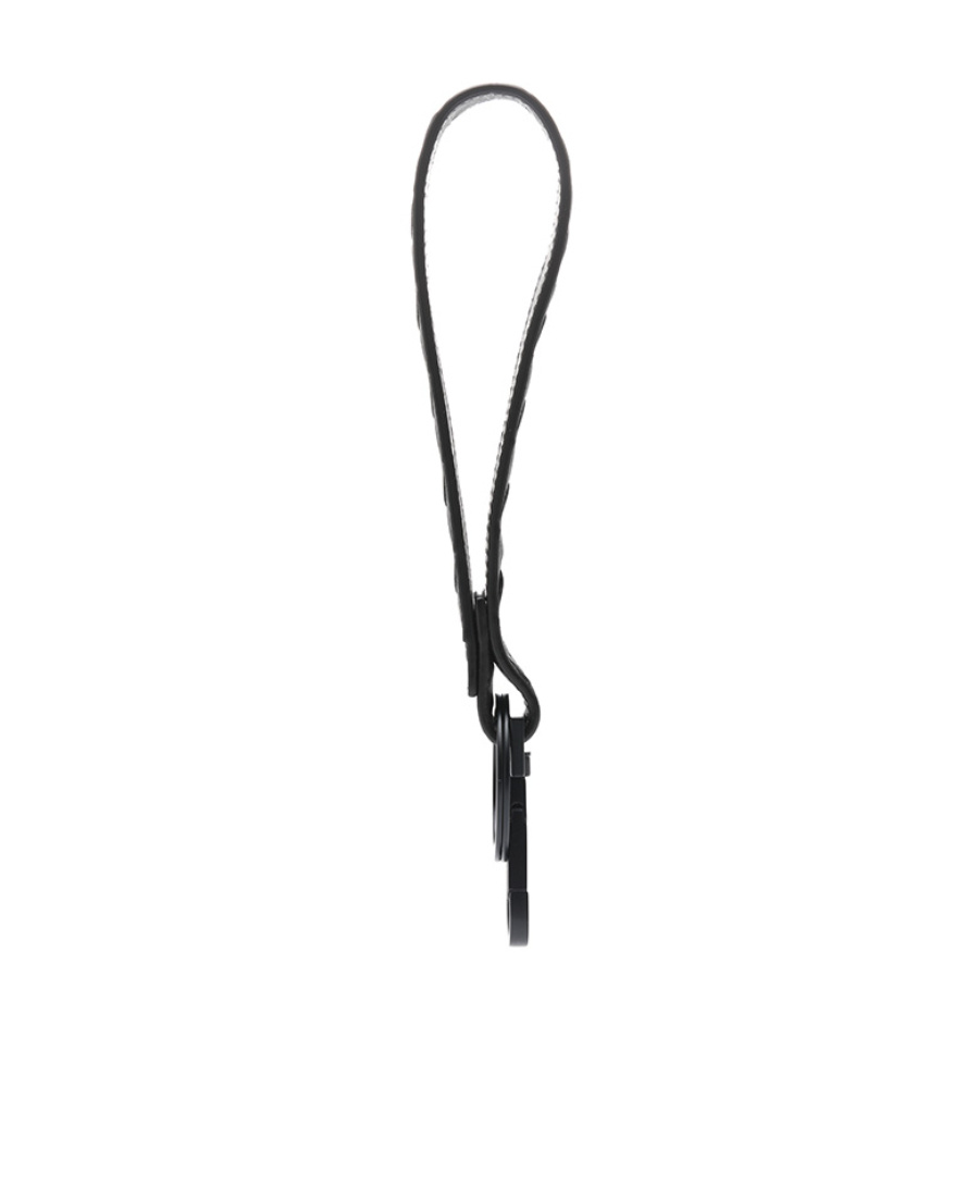 Bottega Veneta Inrecciato Woven Key Chain In Black