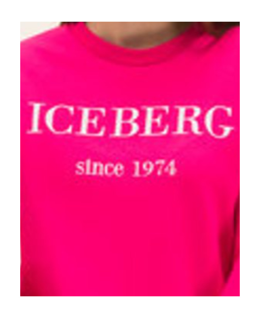 Iceberg Round-neck Pullover In Pink
