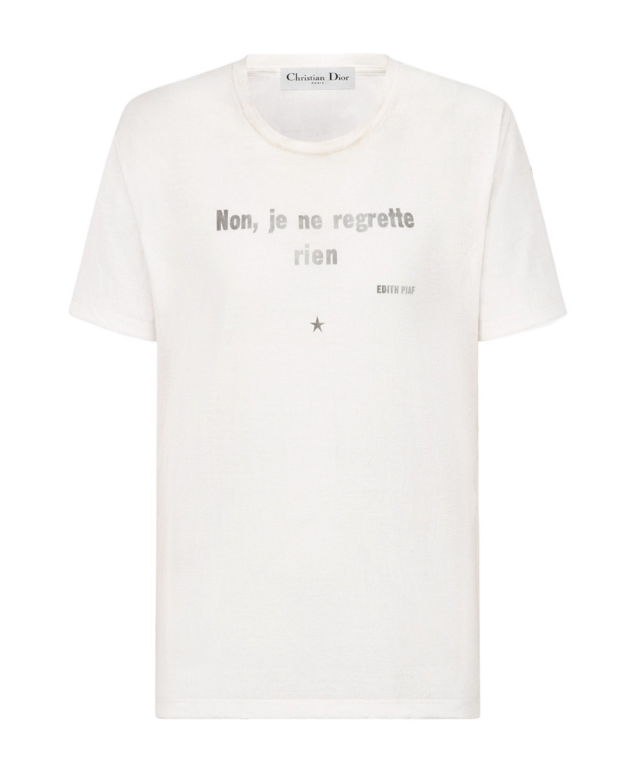 DIOR 'NON JE NE REGRETTE RIEN' T-SHIRT