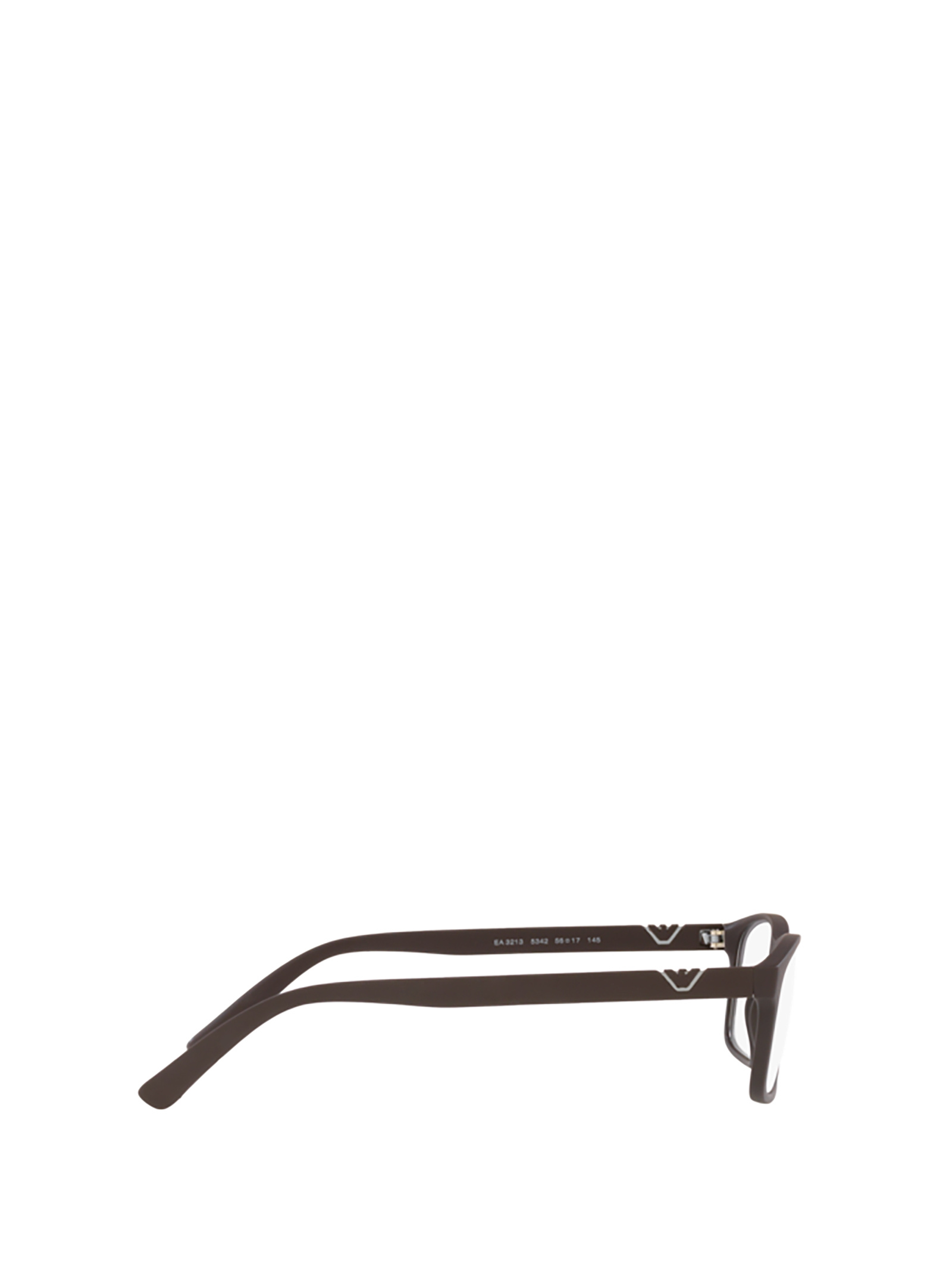 Emporio Armani Rectangular Flat Mirror In Black
