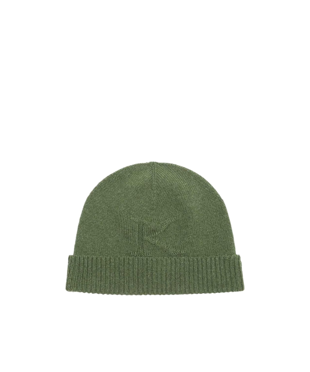 Kiton Rib Knitted Hat In Green