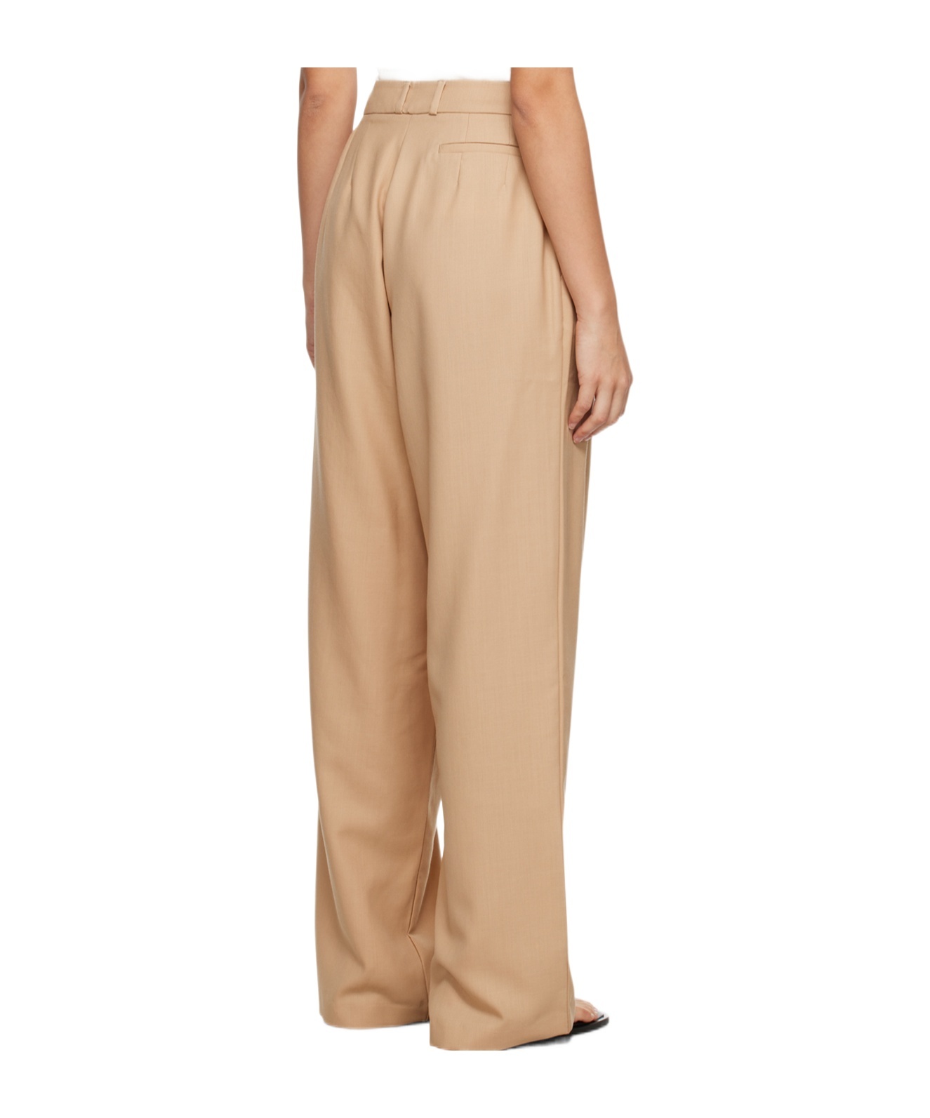 THE FRANKIE SHOP TANSY PLEATED TROUSERS