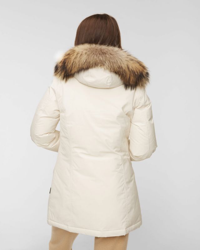 Shop Woolrich Arctic Parker Down Jacket In White