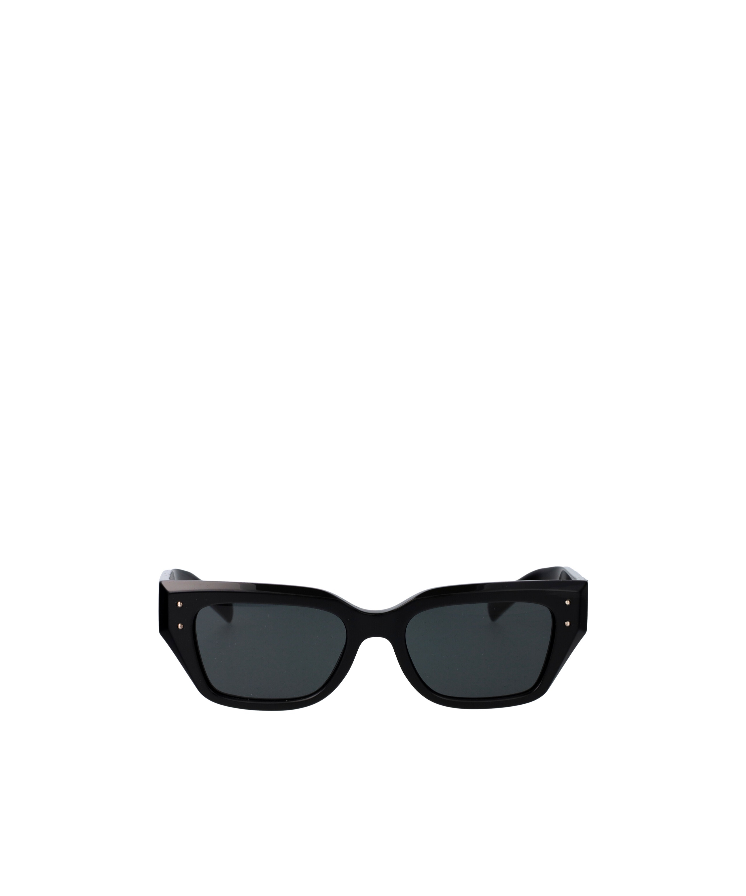 Dolce & Gabbana Logo-print Sunglasses In Black