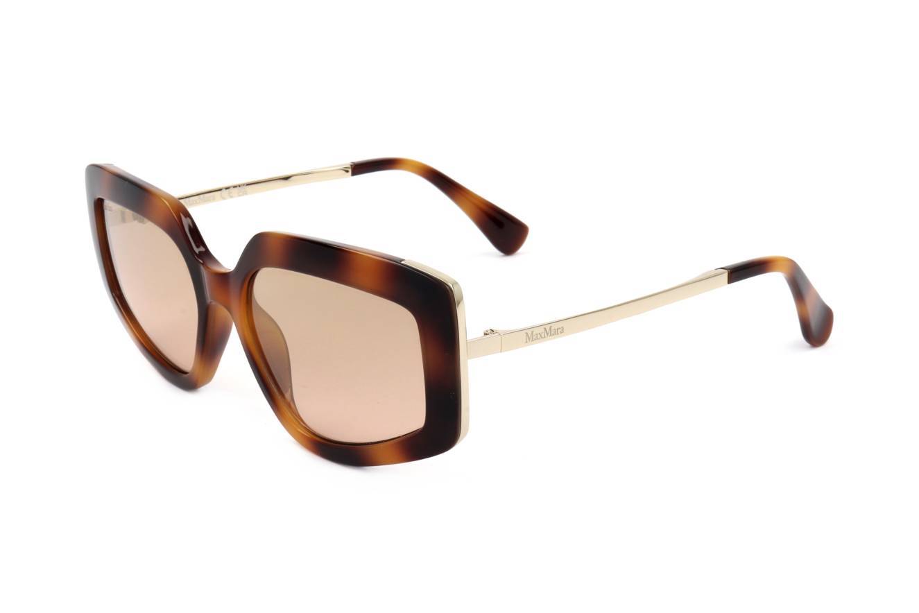 Max Mara Full Frame Sunglasses In Brown