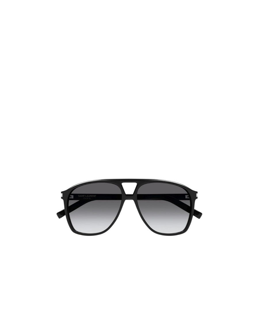 Saint Laurent Oversized Pilot-frame Sunglasses In Black