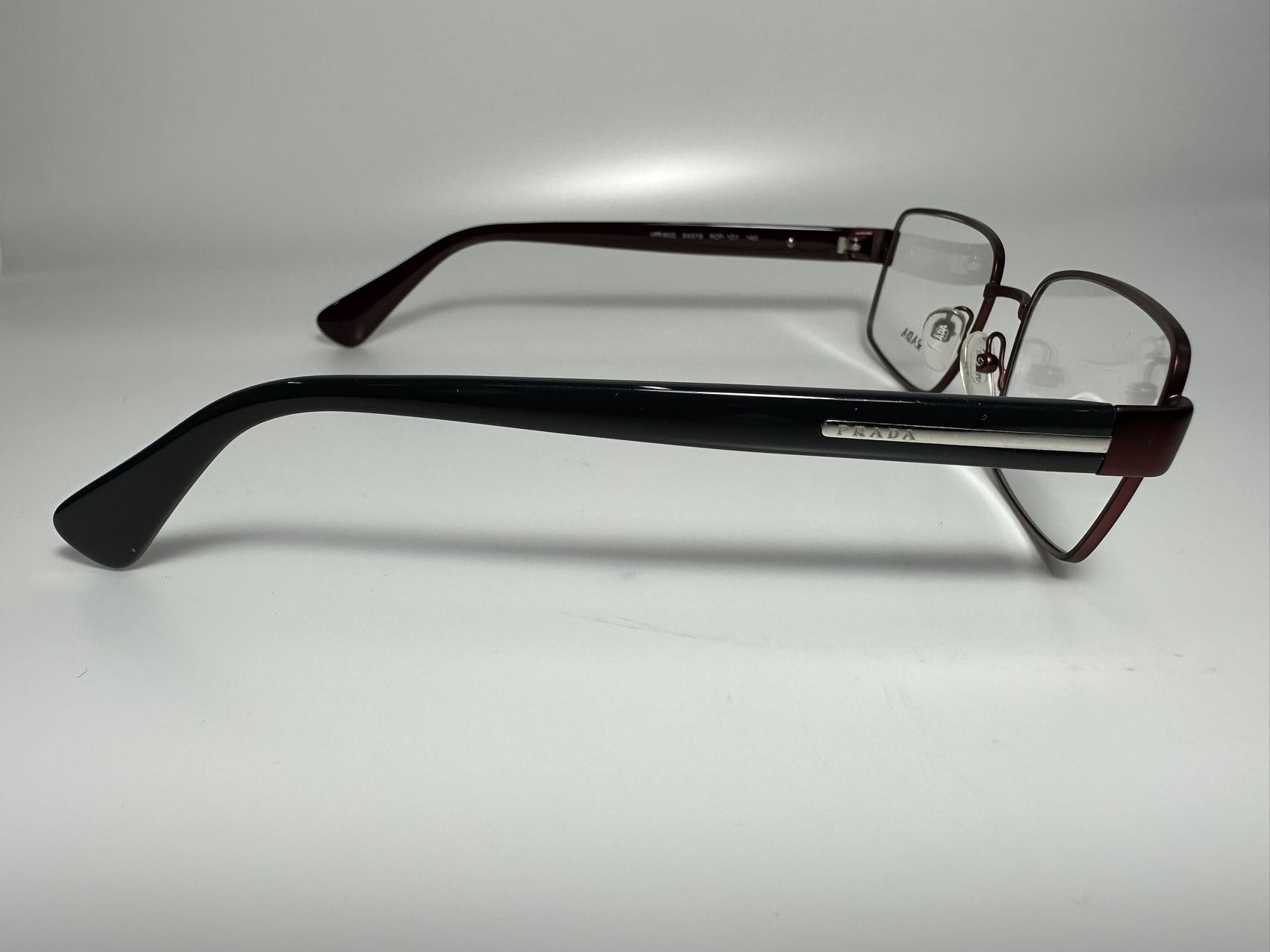 Prada Logo Flat Mirror In White