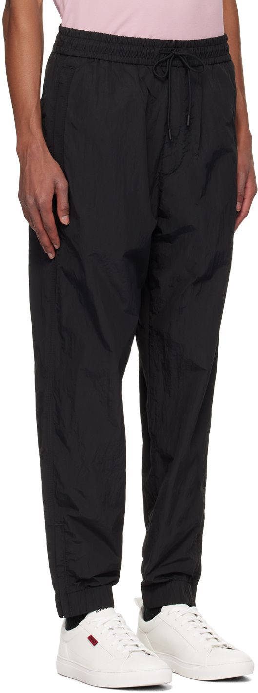Shop Hugo Boss Drawstring Sweatpants In Black