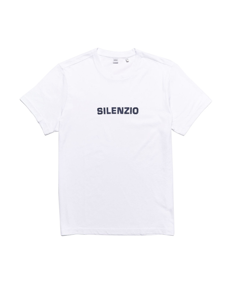 ASPESI 'SILENZIO' PRINT T-SHIRT