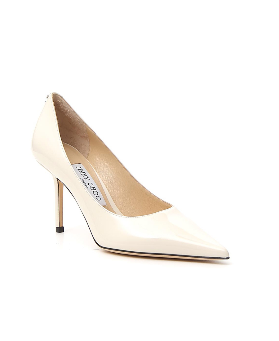 Jimmy Choo 85mm Romy Pumps In White
