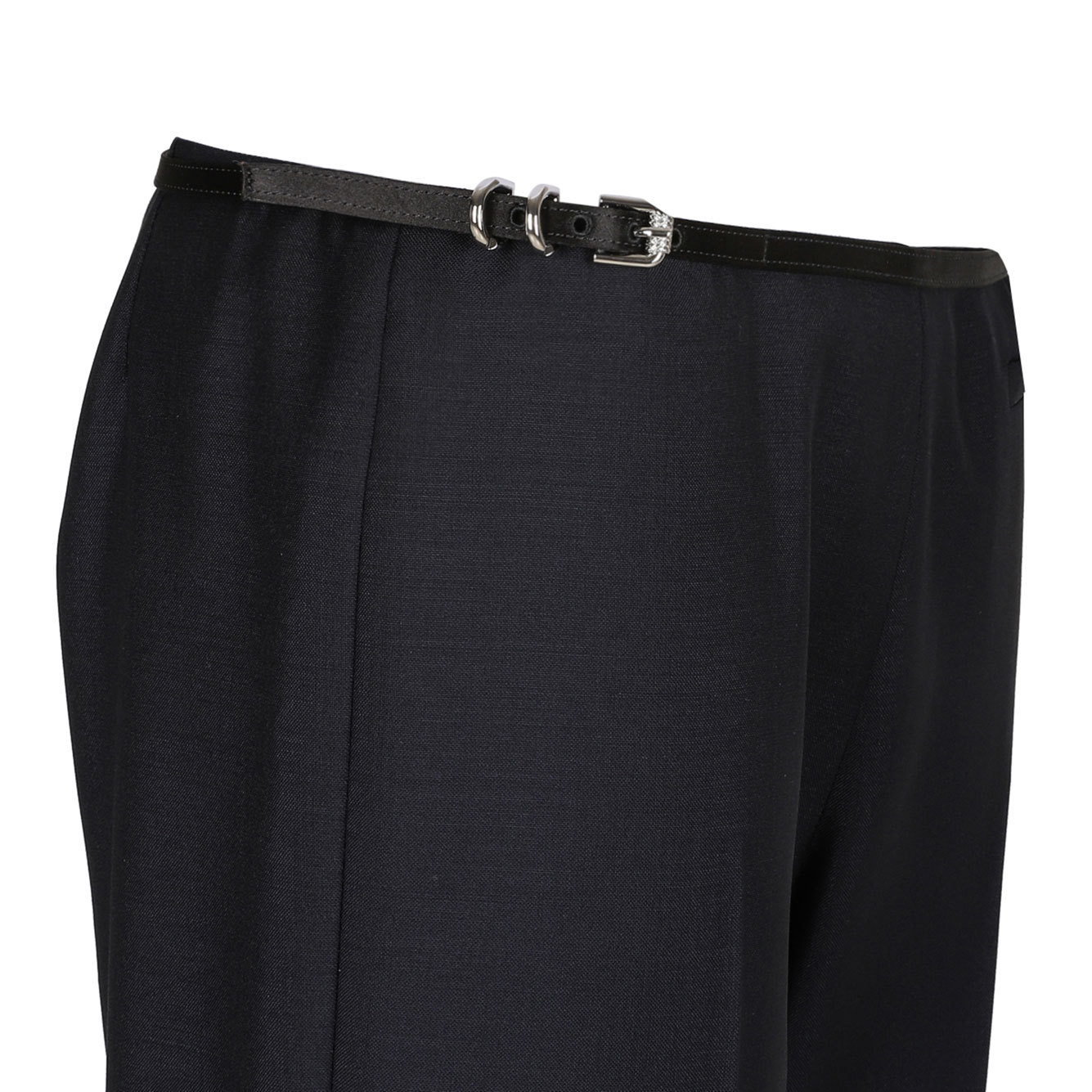 Givenchy Voyou Flared Trousers In Blue