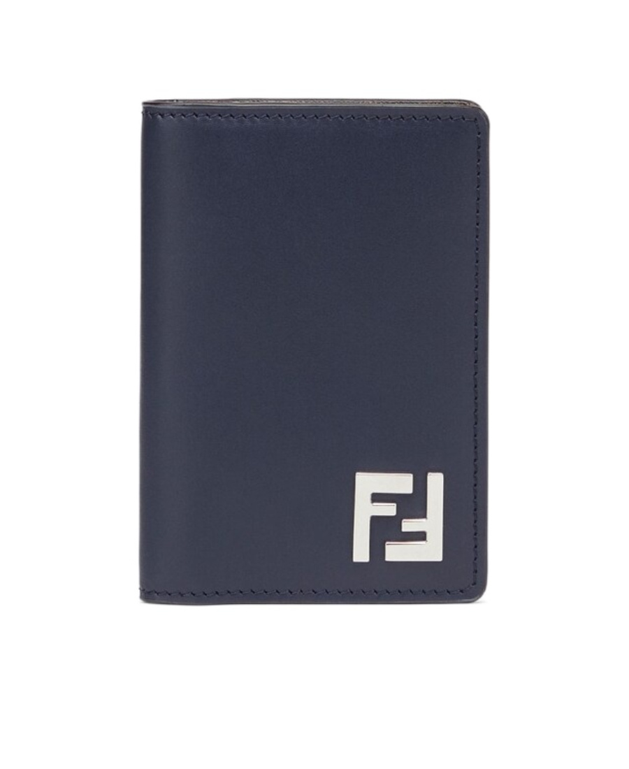 Fendi Ff Square Card Bag In Black