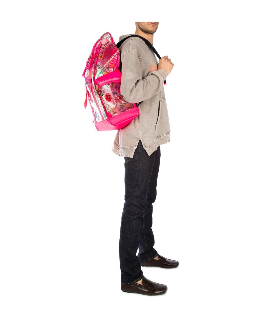 Gucci Printed Casual Backpack In Pink