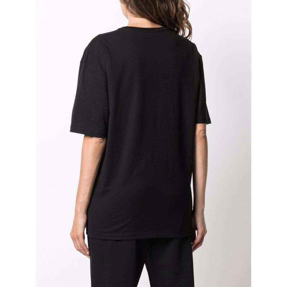 Alexander Mcqueen Exploded Seal Logo-print T-shirt In Black