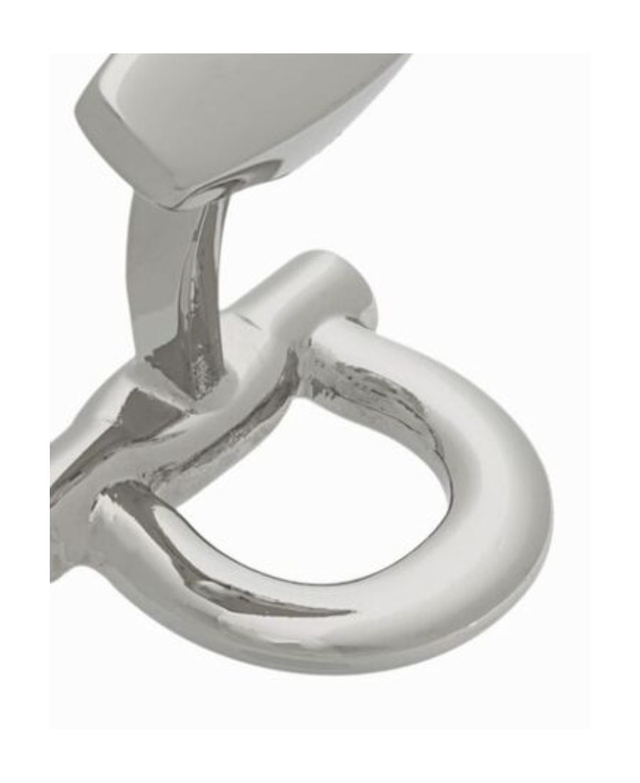 Ferragamo Gancio Cufflinks In Gray