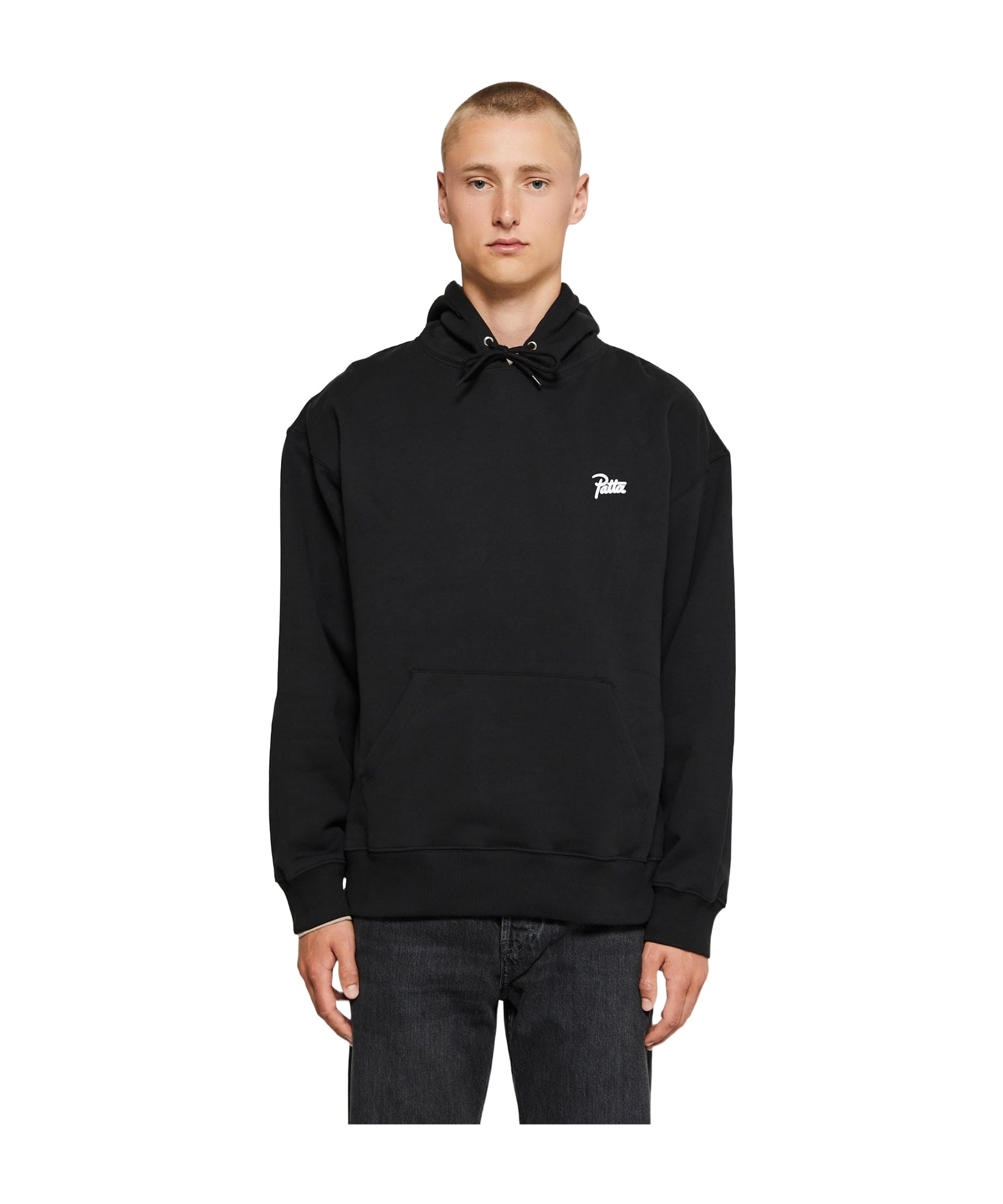 Patta Hooded Sweater In Black