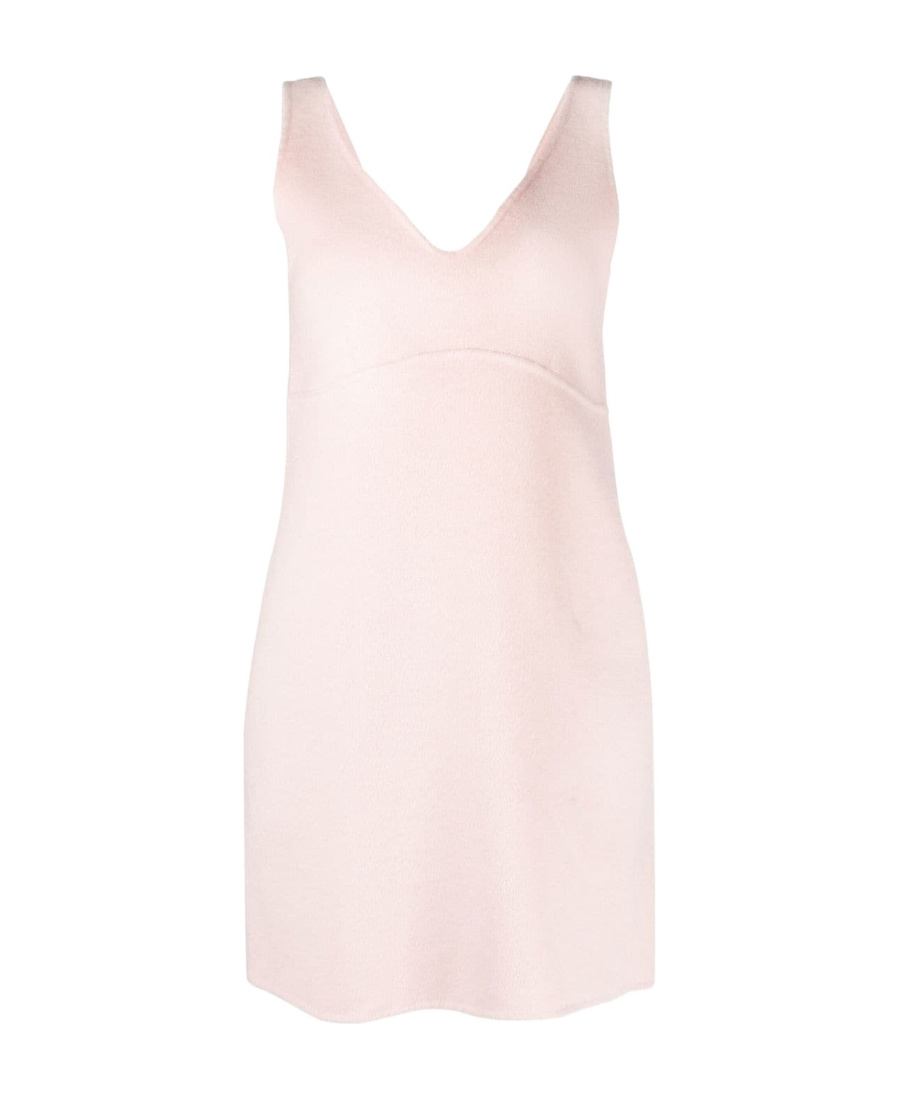 P.a.r.o.s.h Sleeveless Wool Minidress In Pink