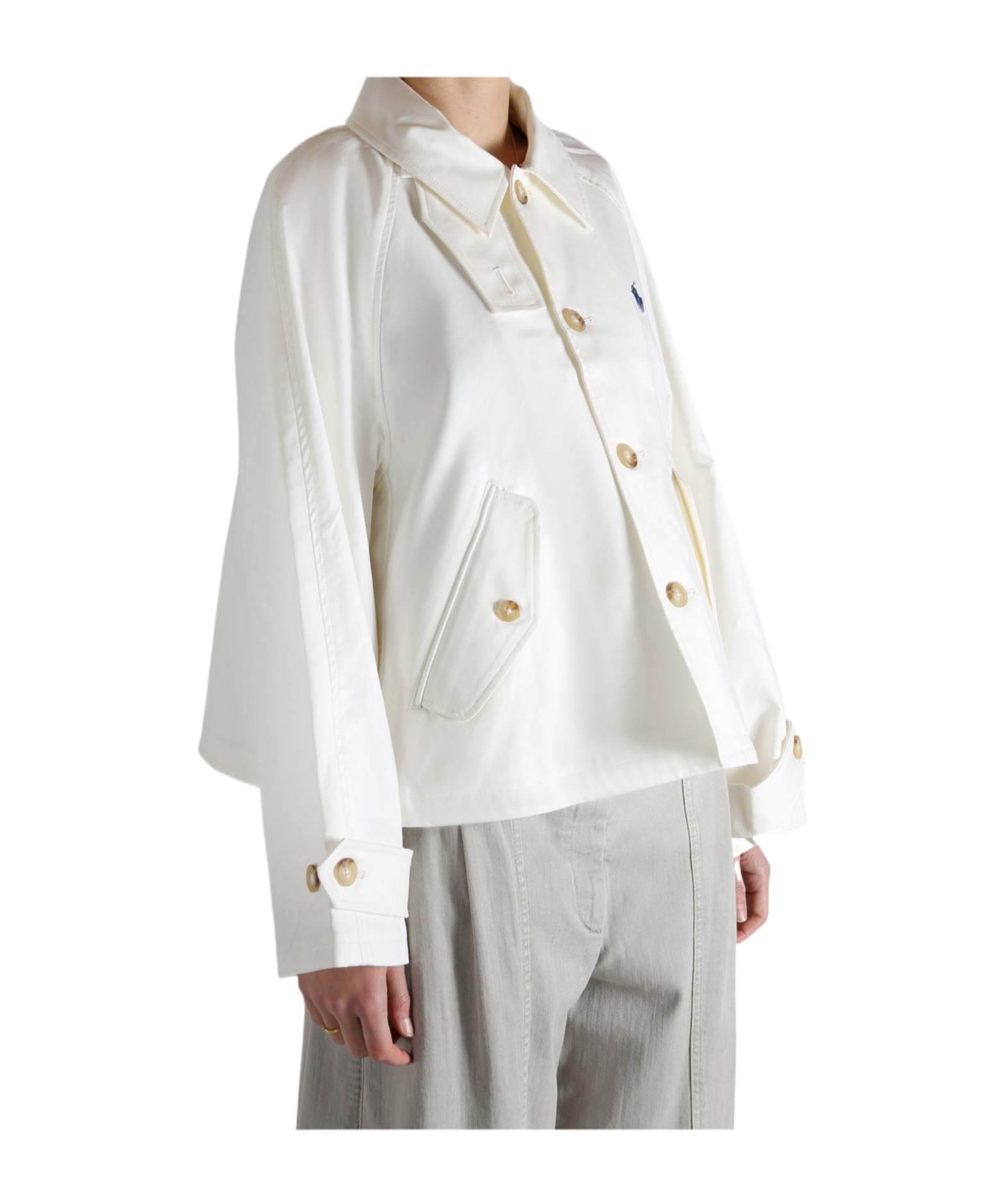 Polo Ralph Lauren Long-sleeved Casual Jacket In Neutral