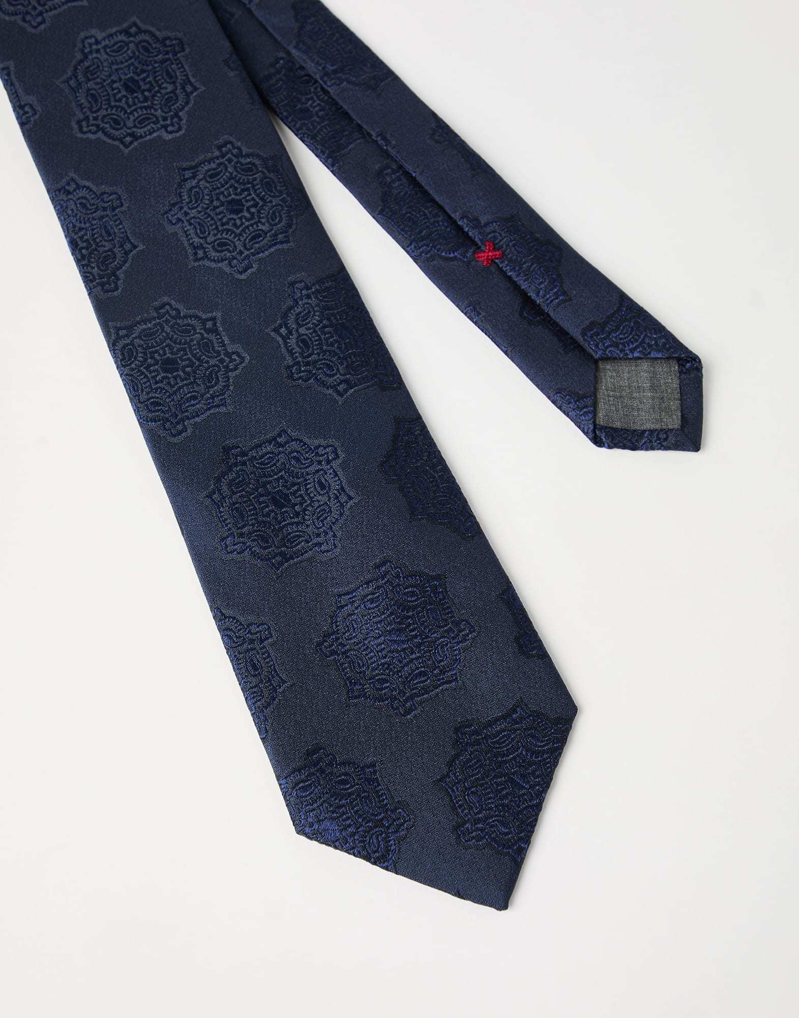 Brunello Cucinelli Silk Tie With Pattern