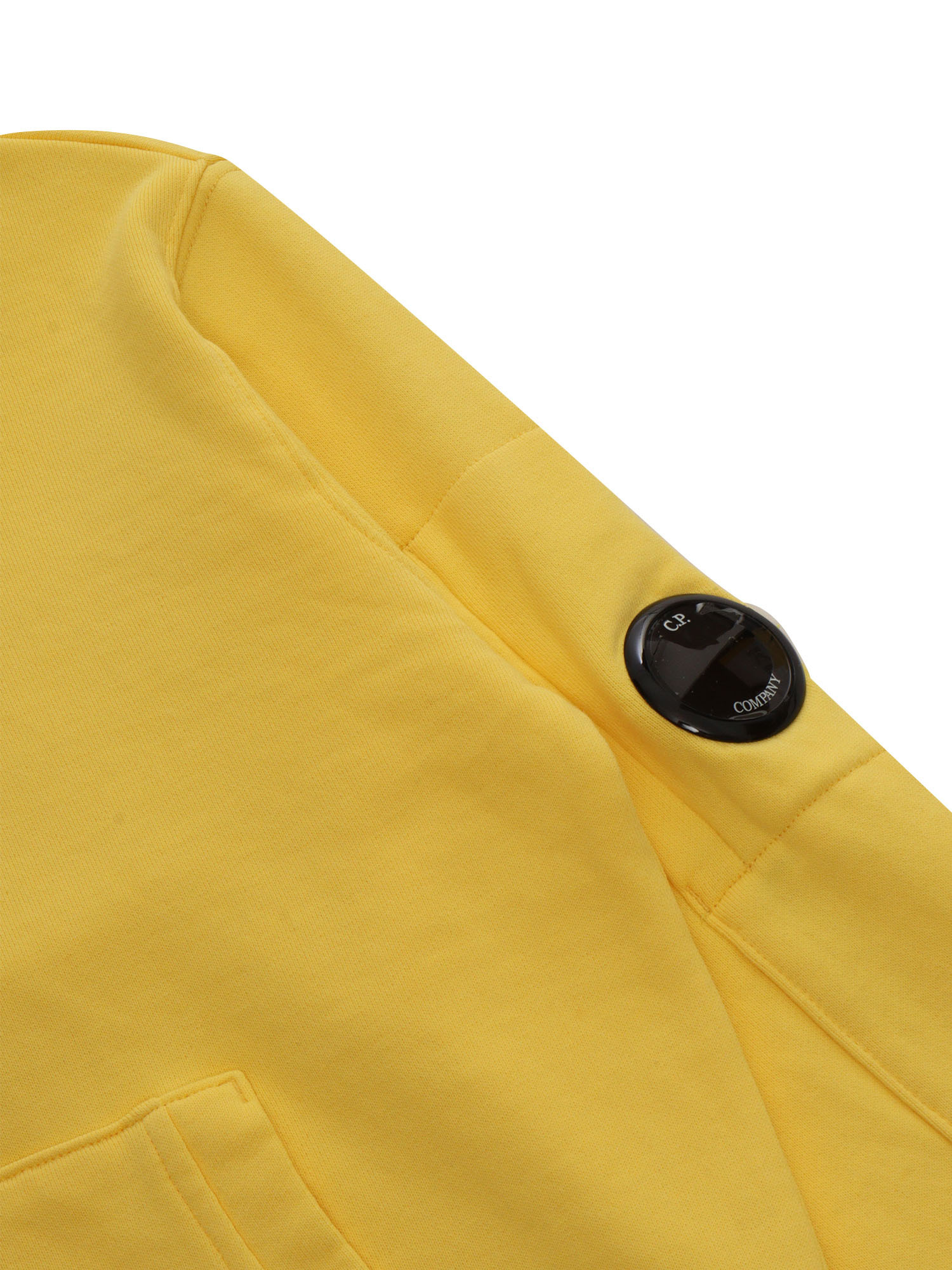 C.p. Company Long-sleeved Sweater In Yellow
