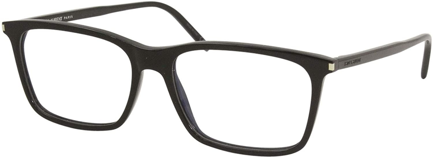 Saint Laurent Black Logo Flat Mirror In Black