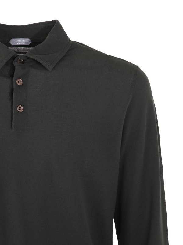 Zanone Polo Shiert In Black