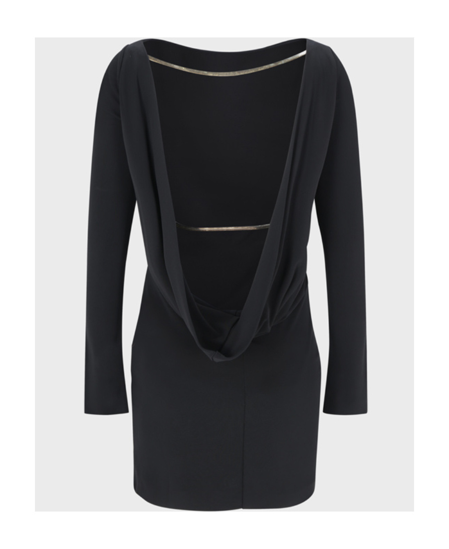 Dsquared2 Chain-embellished Minidress In Black