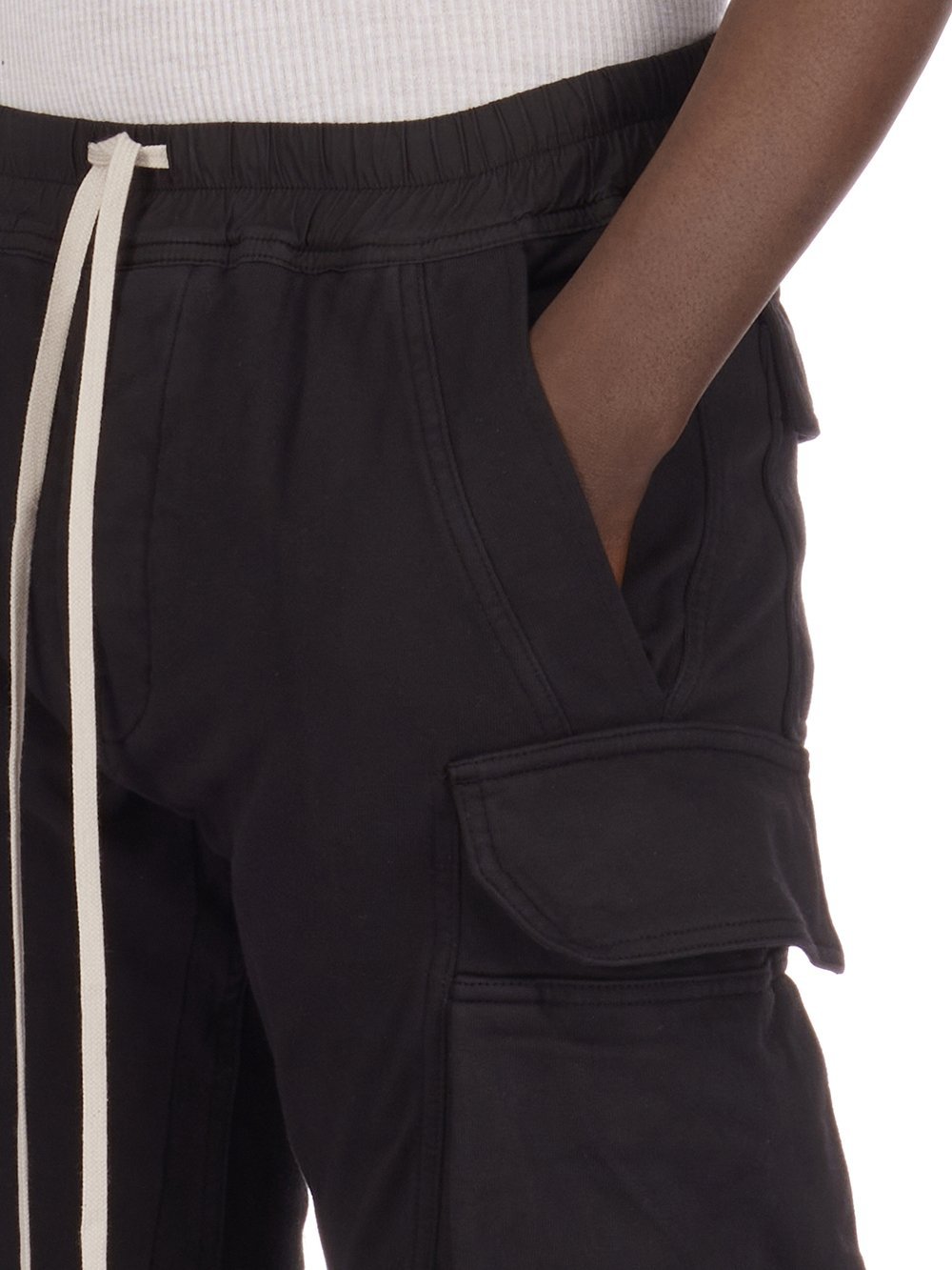 Shop Rick Owens Drkshdw Mastodon Cargo Trousers In Black