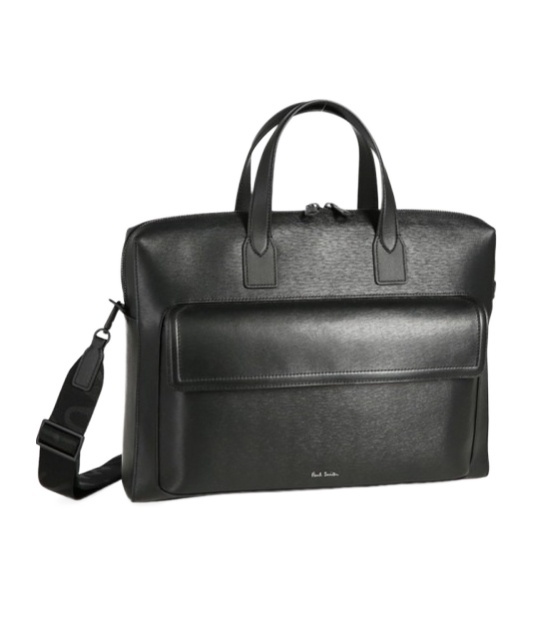 Paul Smith Zippered Shoulder Bag In Black